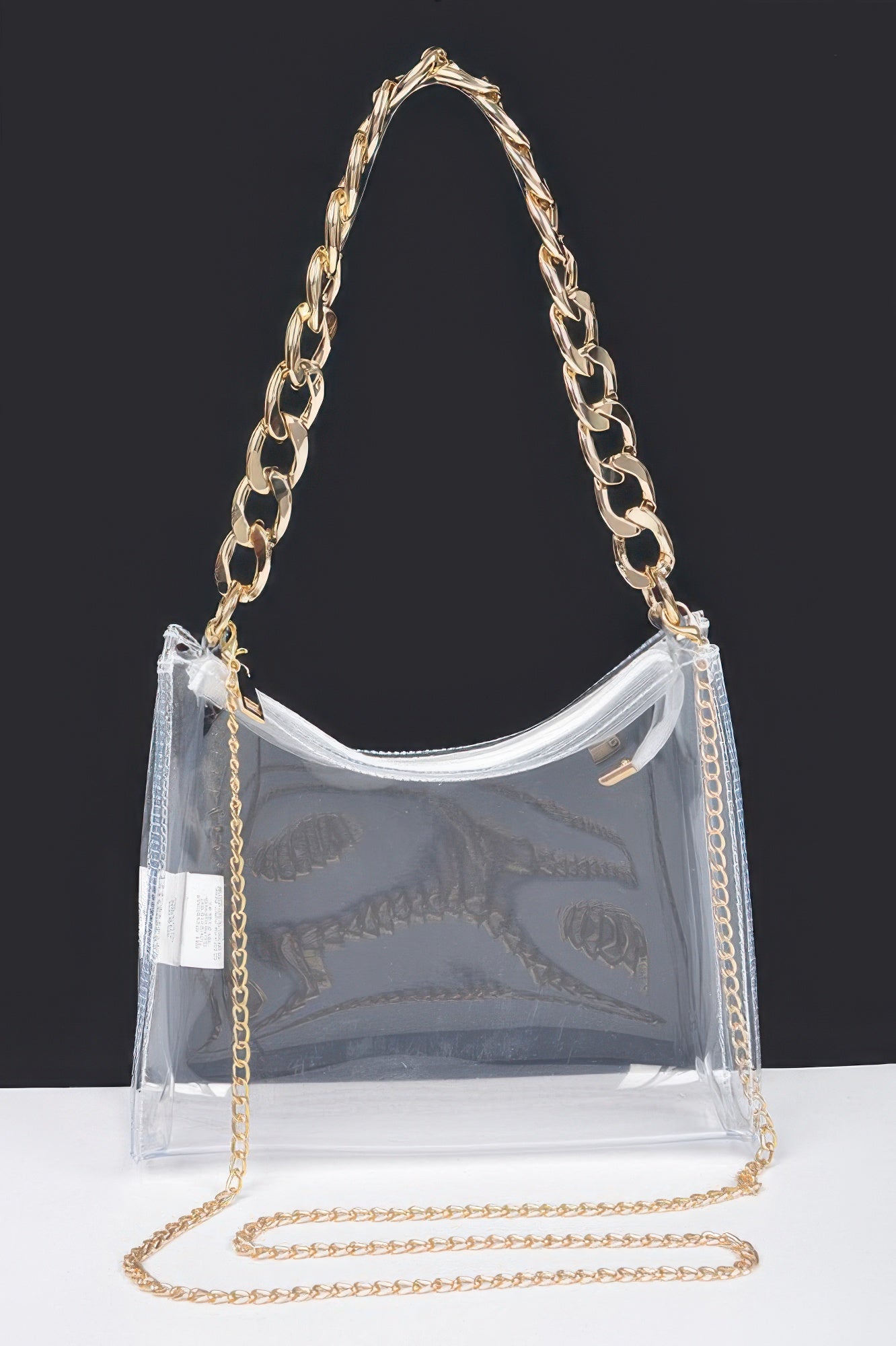Transparent Big Chain Bag
