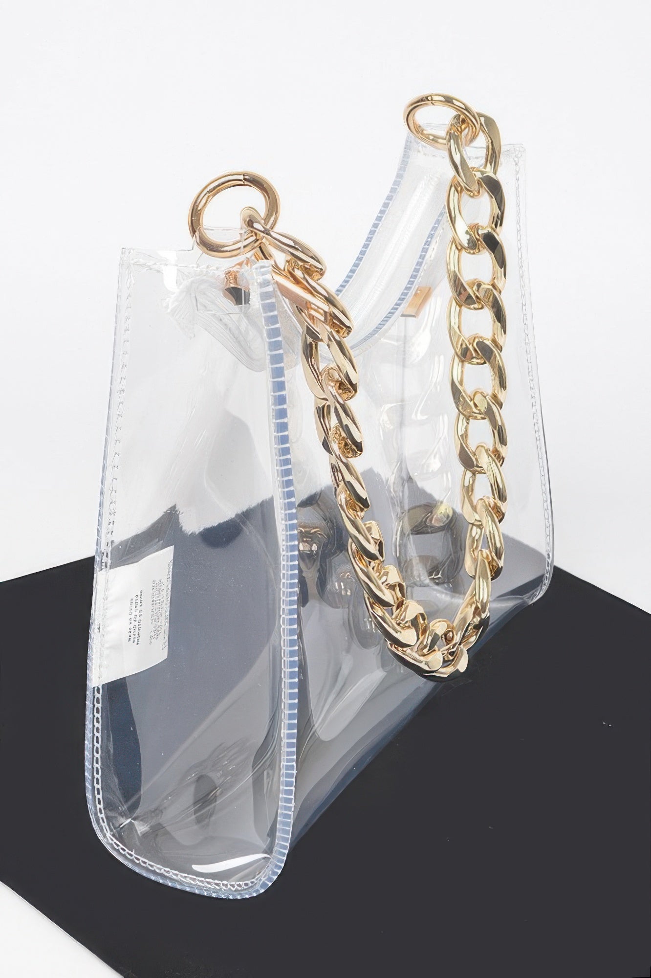 Transparent Big Chain Bag