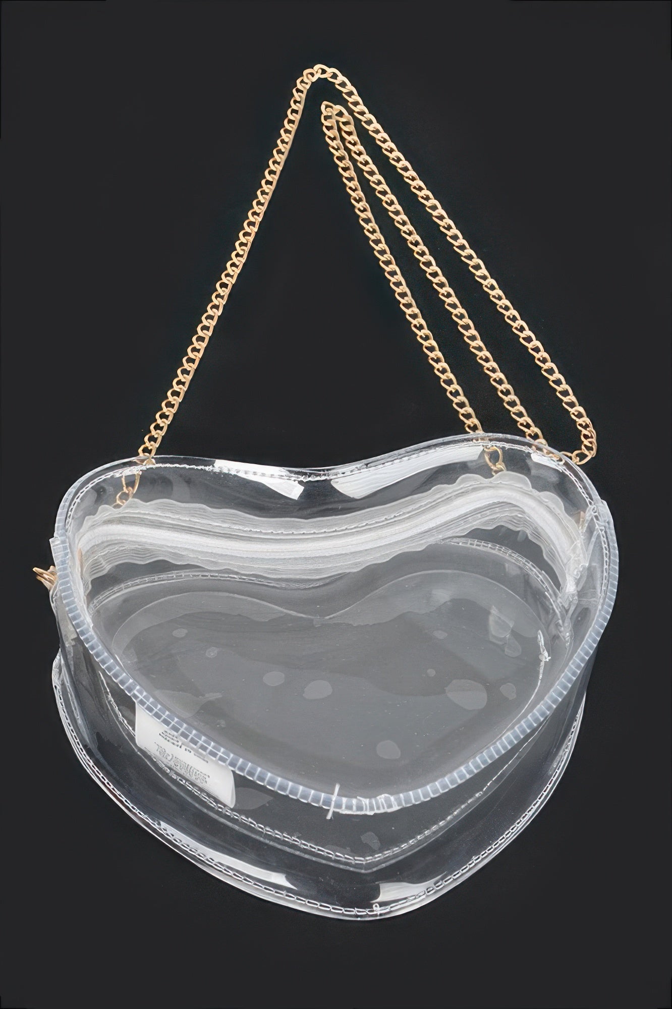 Clear Heart Shape Crossbody Bag