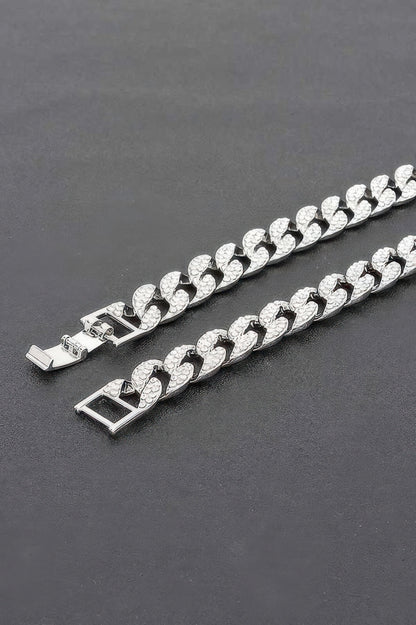 Hammered Bulk Chain Necklace