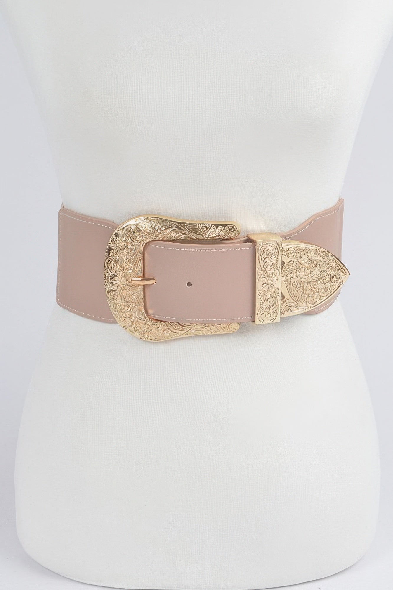 Wide Multi Metal Elastic Belt