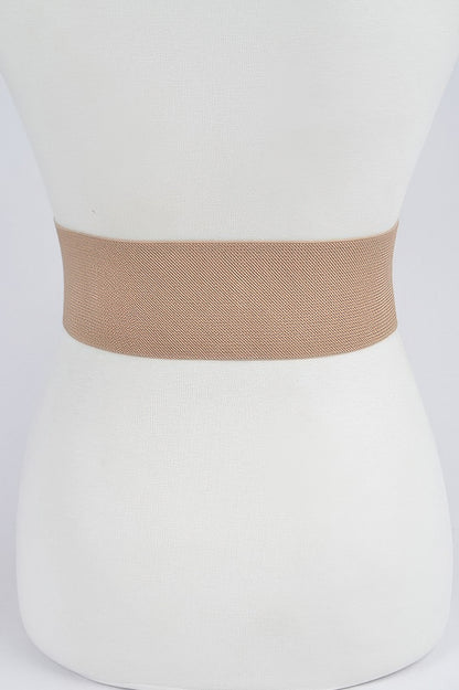 Wide Multi Metal Elastic Belt