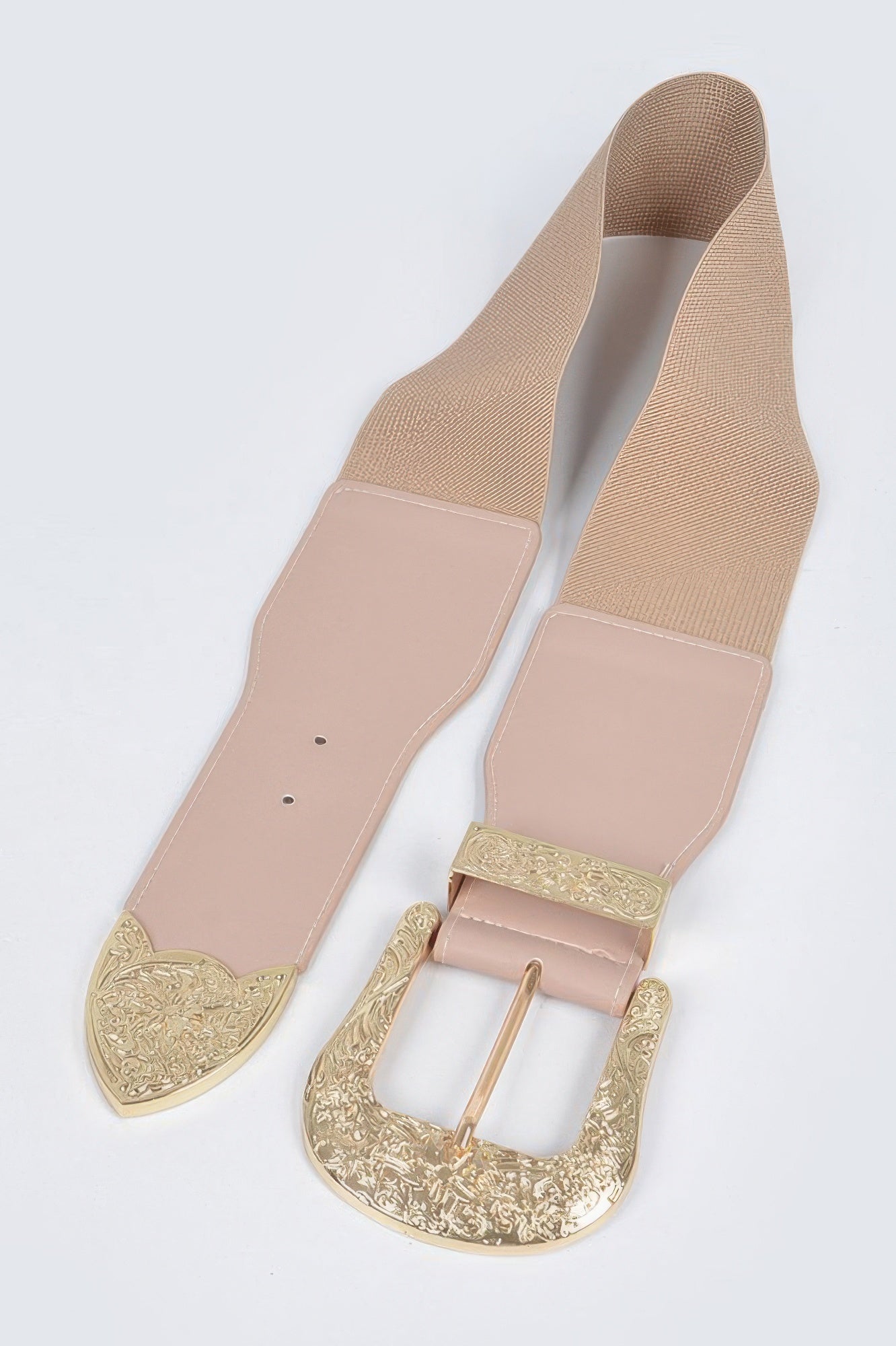 Wide Multi Metal Elastic Belt