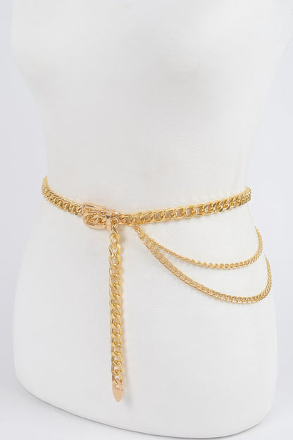 Chain Buckle Belt