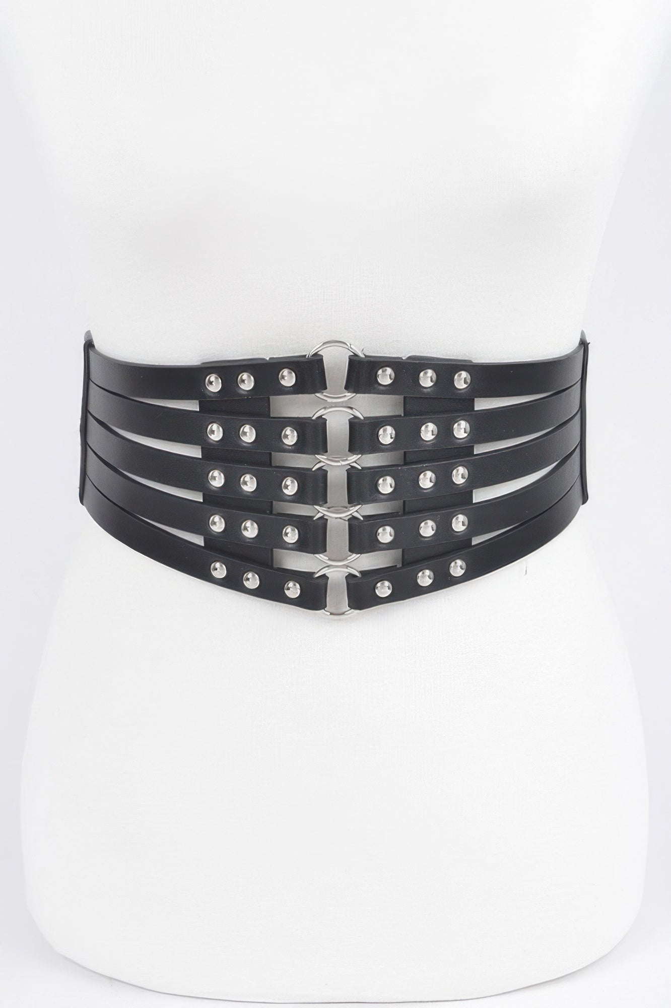 Stud Waist Elastic Belt