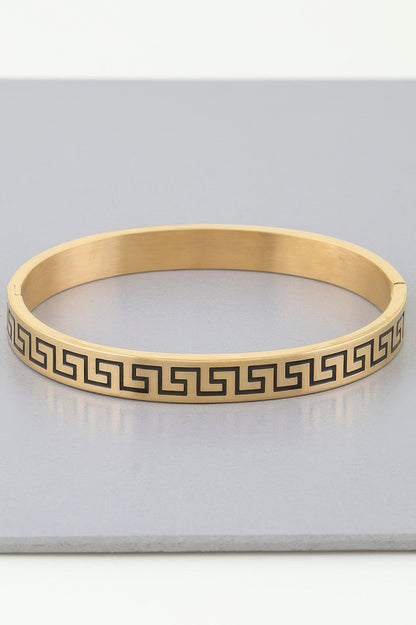 Aztec Maze Cuff Bracelet