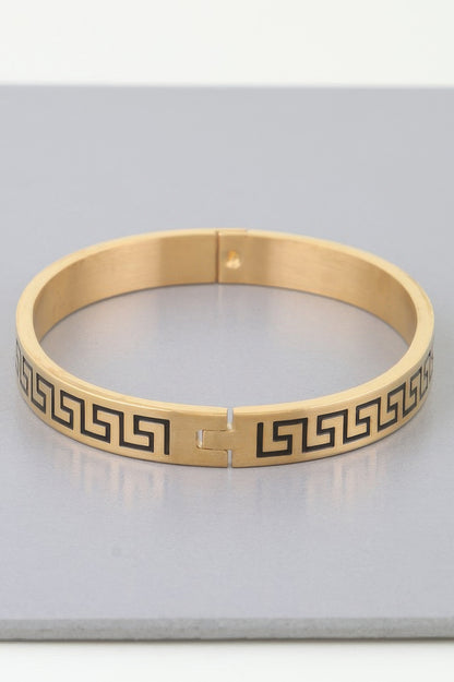 Aztec Maze Cuff Bracelet