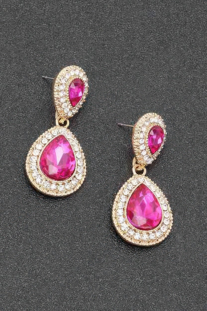 Rhinestone Dangle Earring