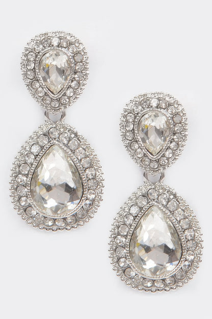 Rhinestone Dangle Earring