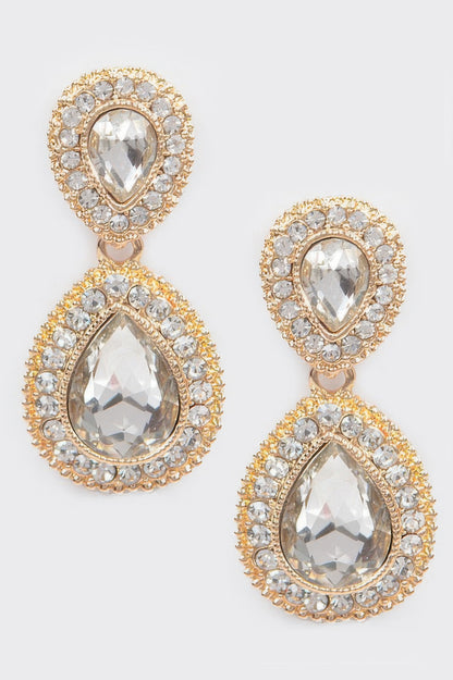 Rhinestone Dangle Earring