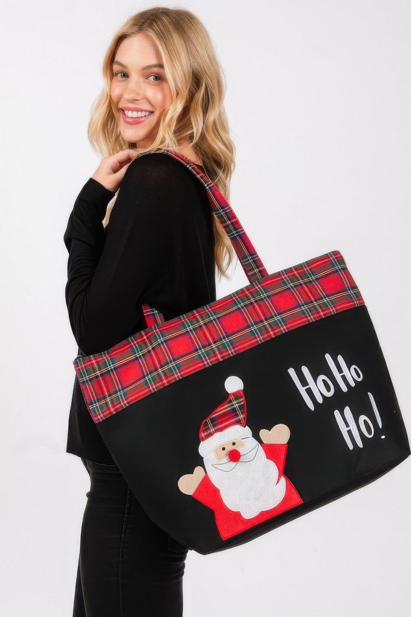 Ho Ho Ho Letter Santa Christmas Tote Bag