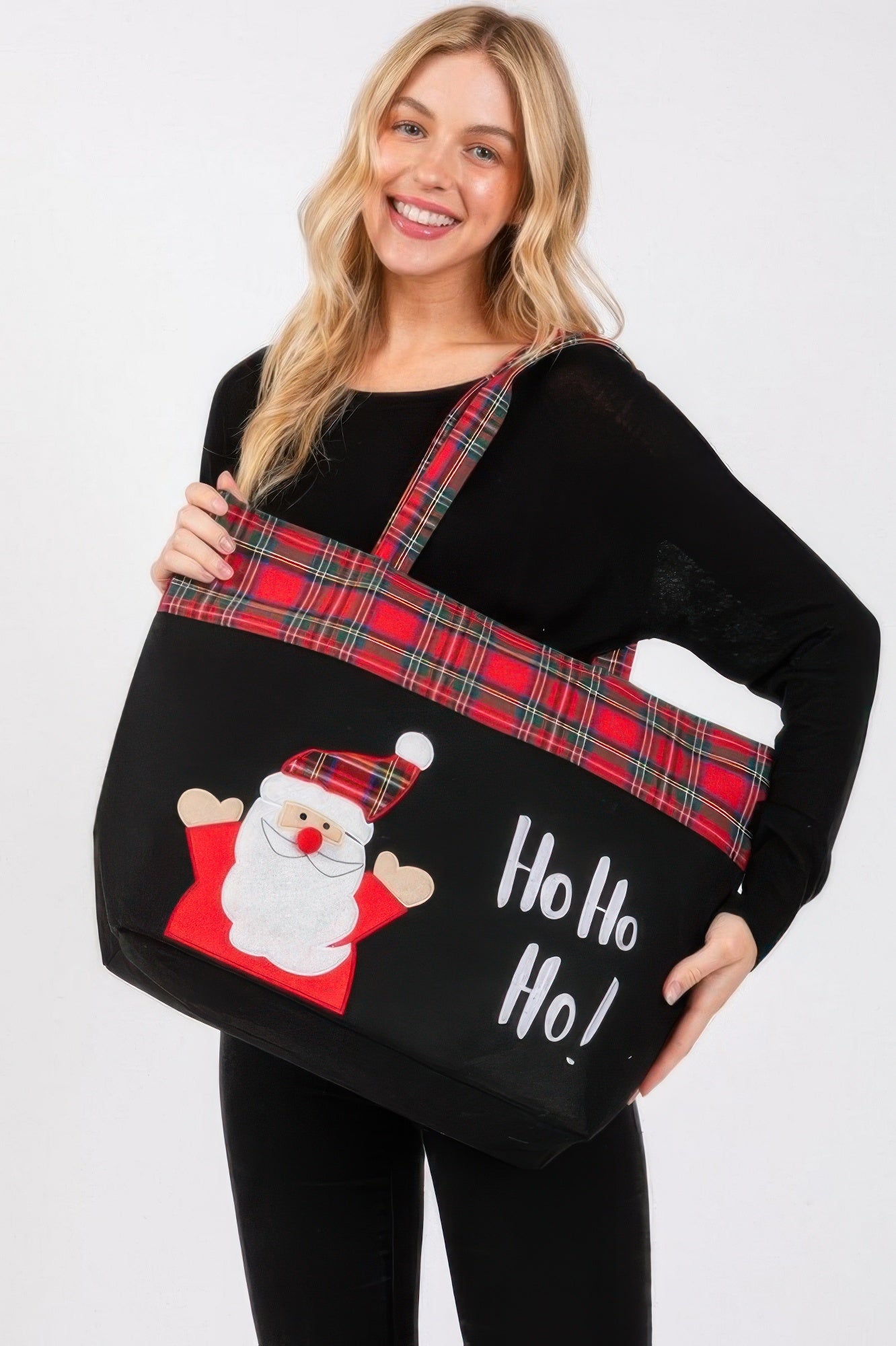 Ho Ho Ho Letter Santa Christmas Tote Bag