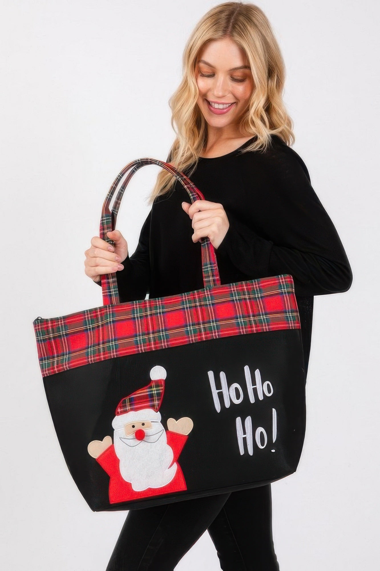 Ho Ho Ho Letter Santa Christmas Tote Bag