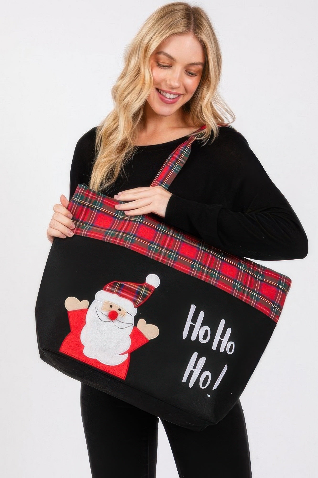 Ho Ho Ho Letter Santa Christmas Tote Bag