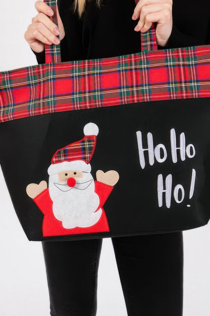 Ho Ho Ho Letter Santa Christmas Tote Bag
