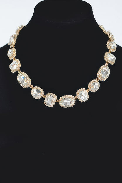 Multi Shape Stone Necklace