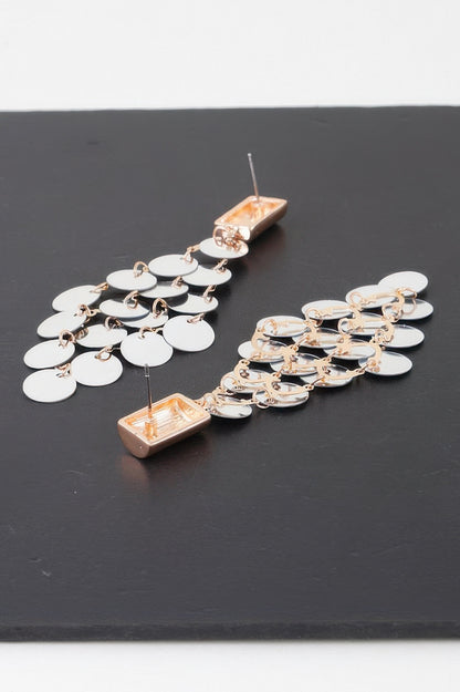 Modern Diamond Sequin Earrings