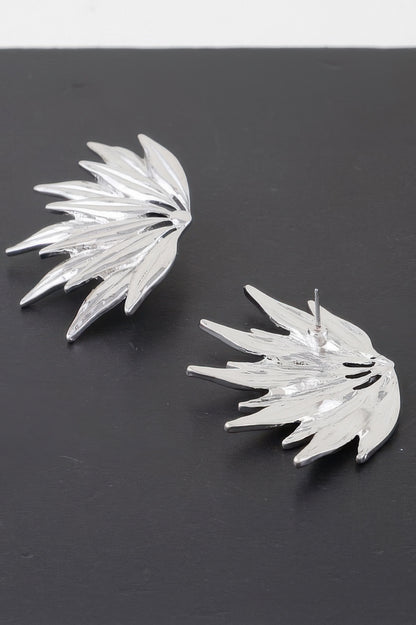 Flared Petal Wing Earrings