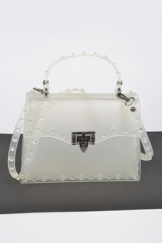 Monotone Studded Clutch