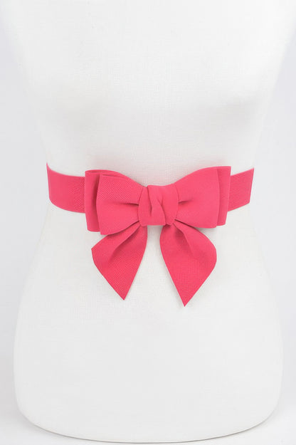 Ribbon Buckle Stretch Belt