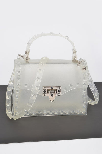 Monotone Studded Clutch