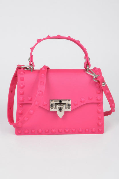 Monotone Studded Clutch