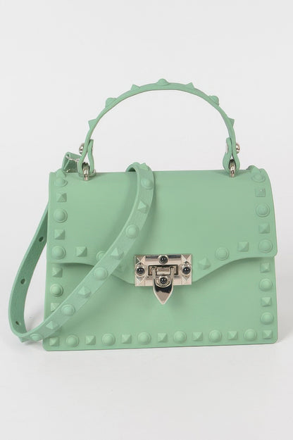 Monotone Studded Clutch