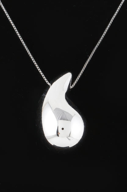 Shiny Teardrop Necklace Set