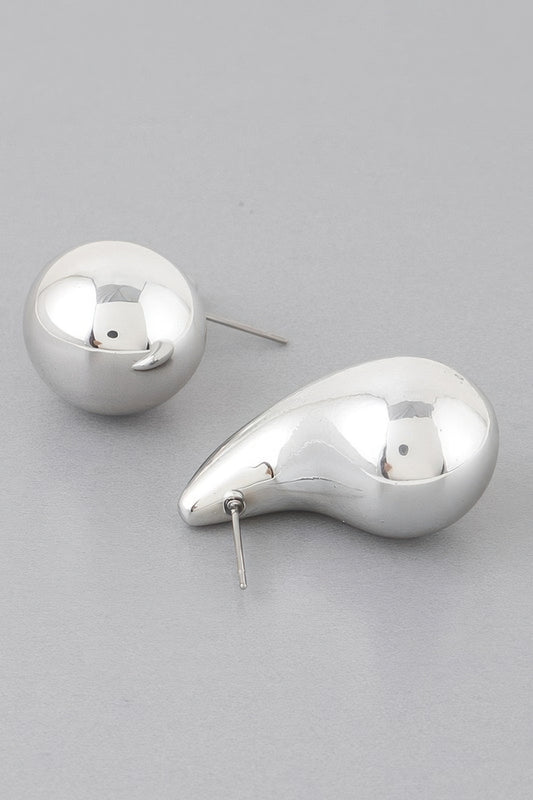 Shiny Teardrop Earrings