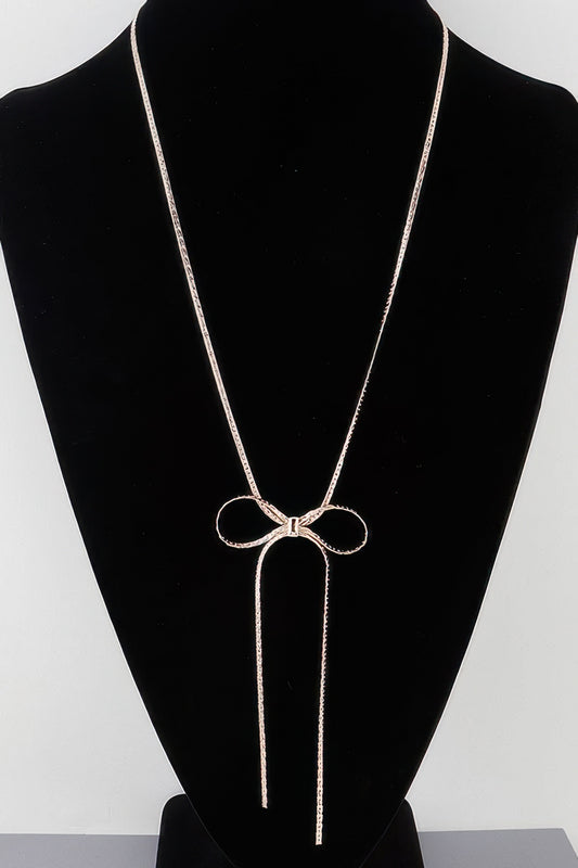 Bow Necklace
