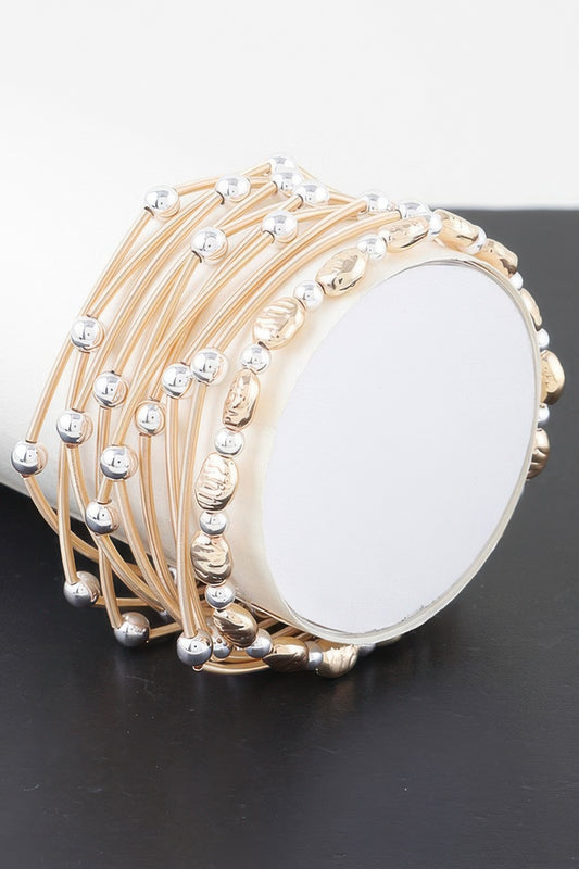 Precious Metal Stackables Bracelet