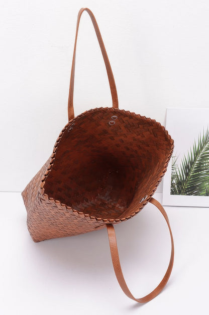 Pvc Braided Tote Bag