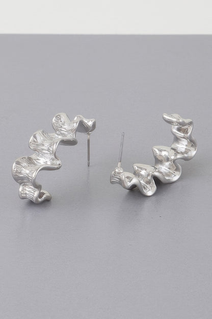 Ripple Down Dangle Earrings