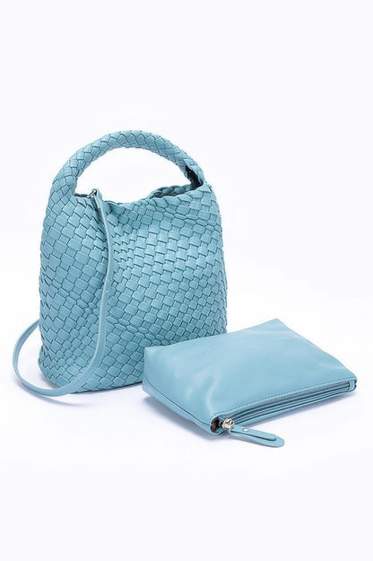 Chic Weave Set Clutch