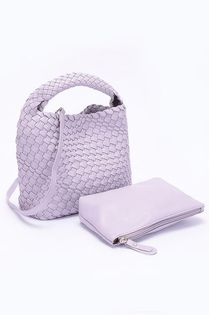 Chic Weave Set Clutch