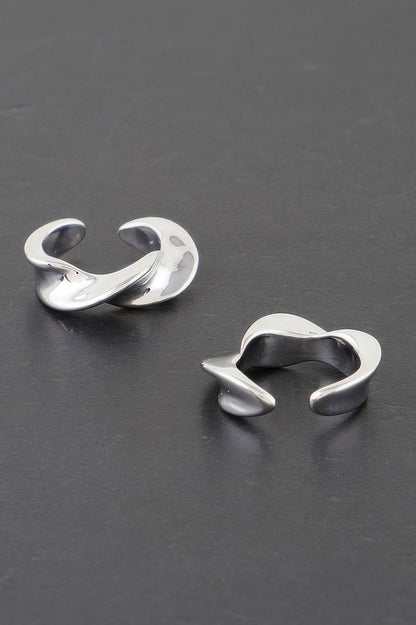 Twist Of Elegance Plated Earrings