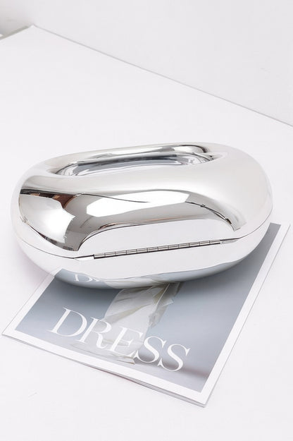 Metallic Acrylic Clutch
