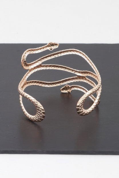 Luxury Snake Wrap Cuff Bracelet