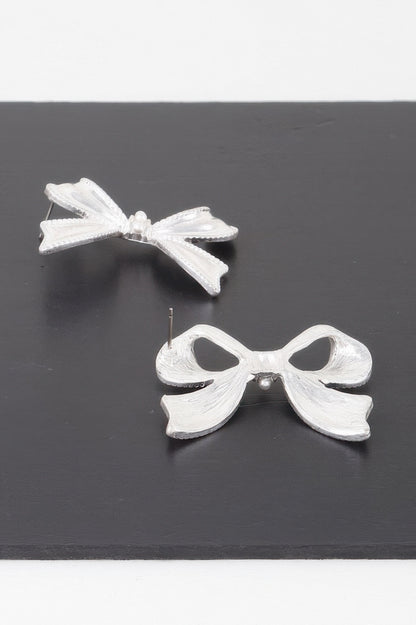Luxury Pearl Ribbon Earrings