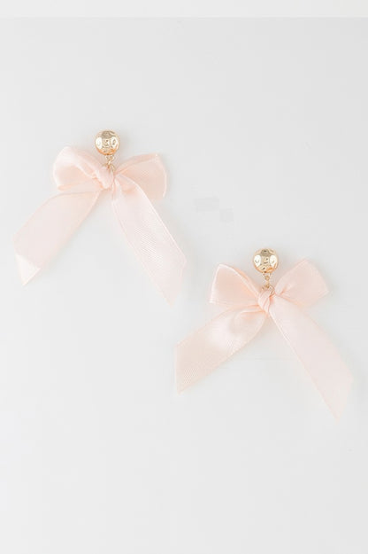 Ribbon Tied Earrings