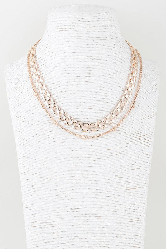 Double Box Chain Necklace