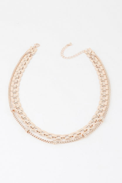 Double Box Chain Necklace