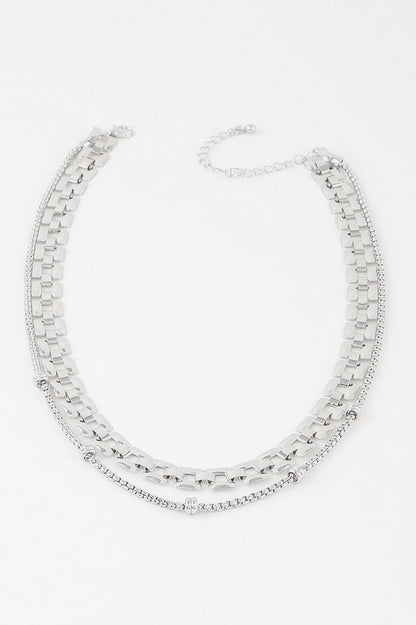 Double Box Chain Necklace