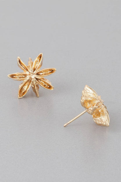 Spice Flower Stud Earrings