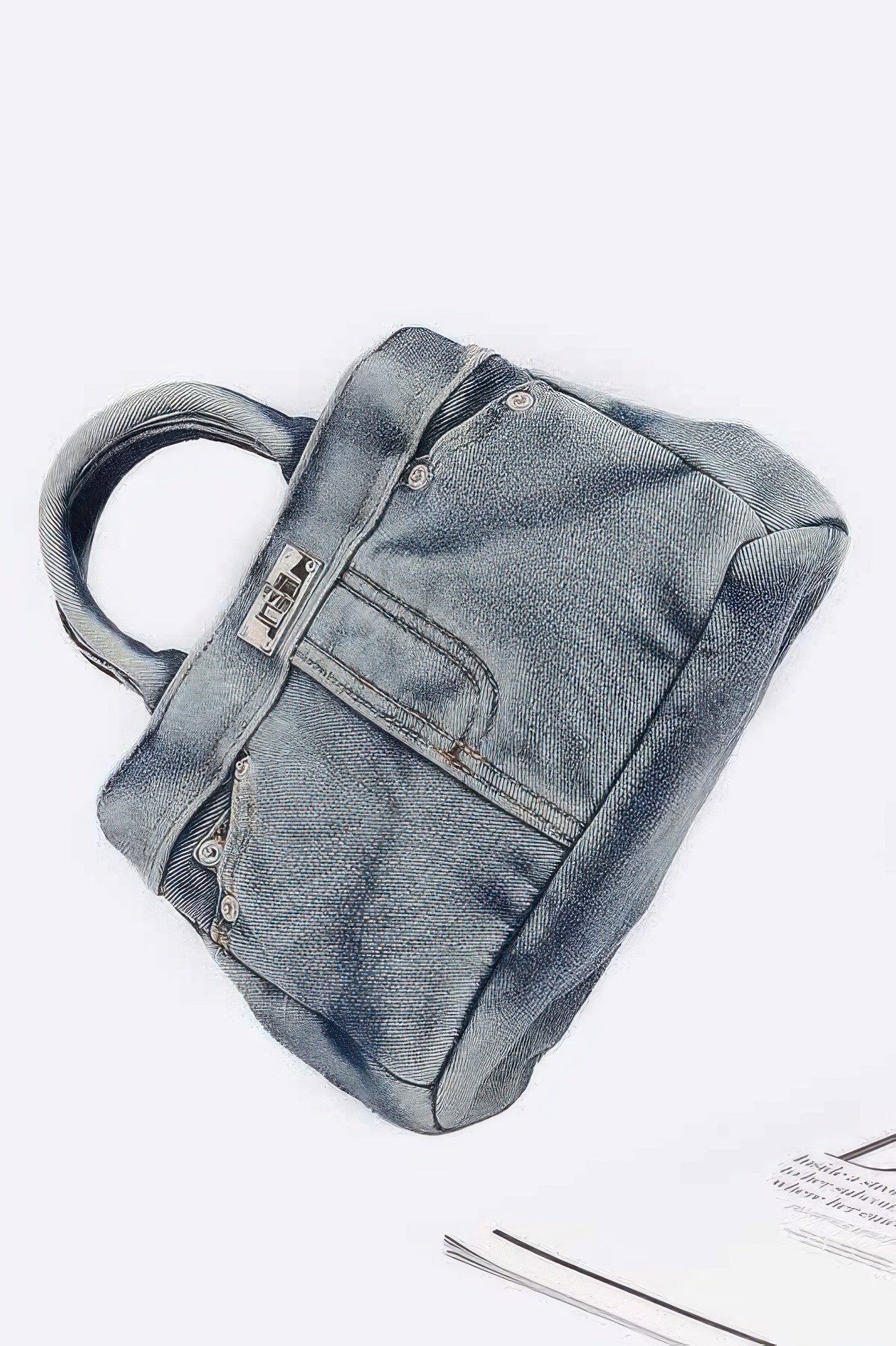 Denim Crossbody Bag