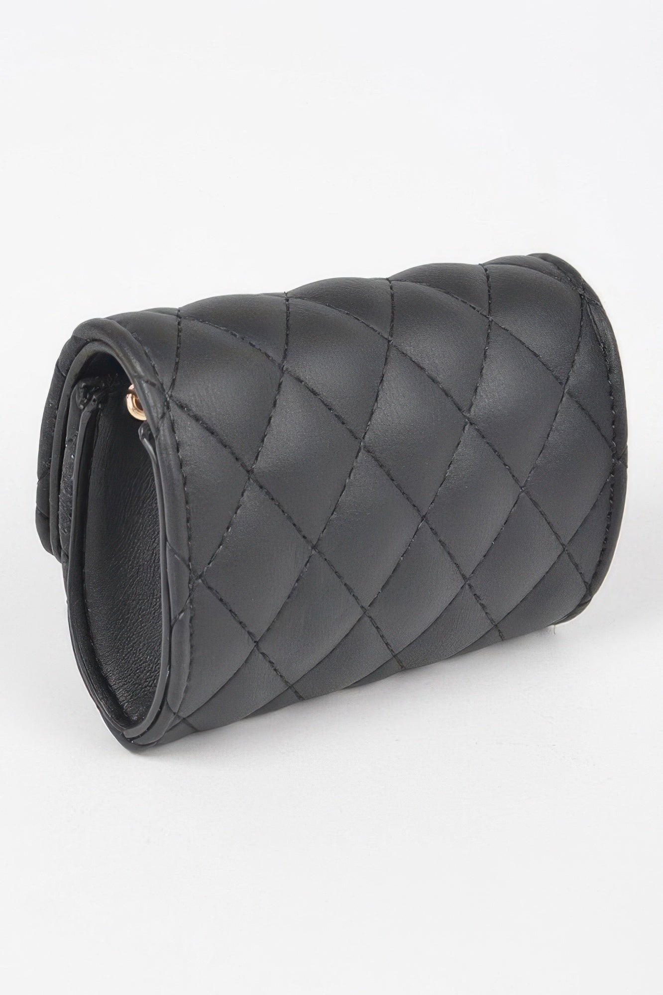 Quilted Mini Bag W/ Chain Belt
