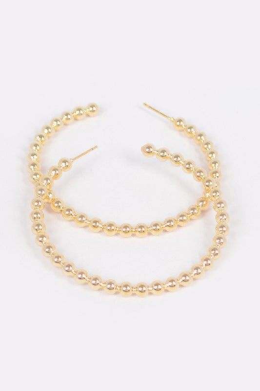 Metal Hoop Earring
