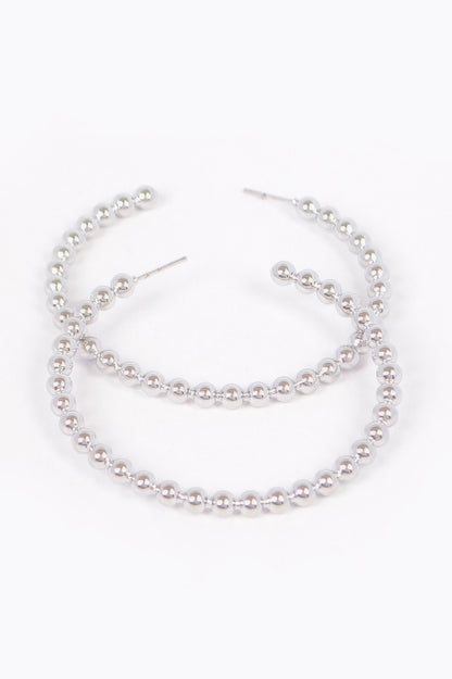 Metal Hoop Earring