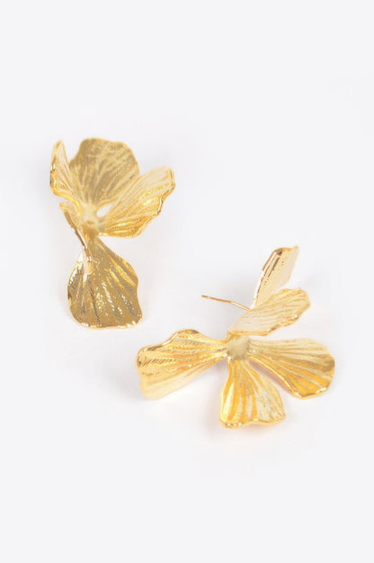 Metal Gold Plated Earring