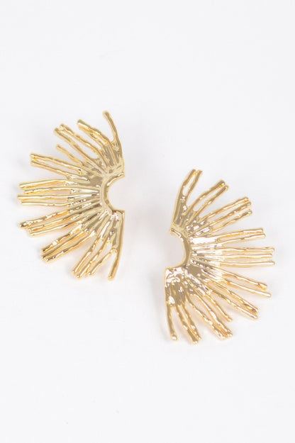 Metal Gold Plated Earring